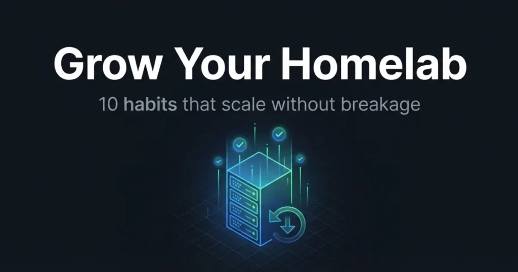 Grow Your Homelab Without Breaking Everything: 10 Habits That Scale