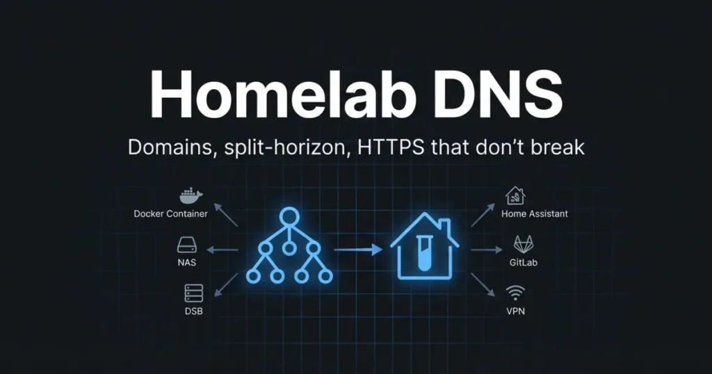 Homelab DNS: 9 Rules for Domains, Split-Horizon DNS, and HTTPS That Don’t Break