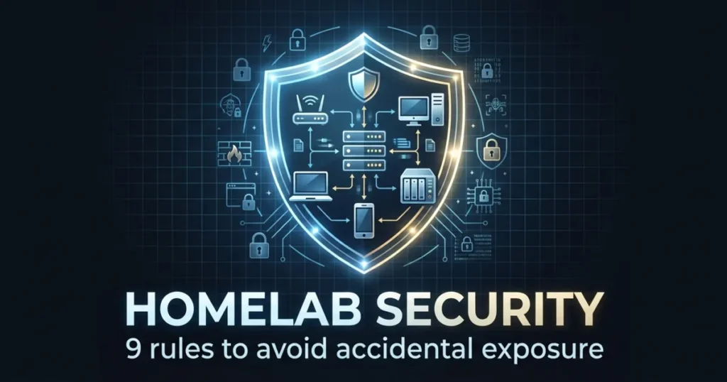 Homelab Security: 9 Rules to Not Expose Everything to the Internet